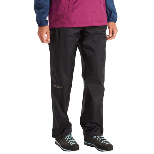 MARMOT Womens PreCip Eco Full Zip Pant Black Small