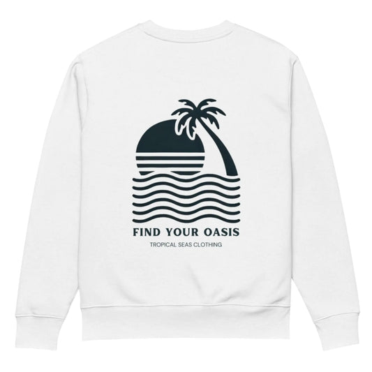 Unisex Find Your Oasis Eco Sweatshirt – 100% Organic Cotton