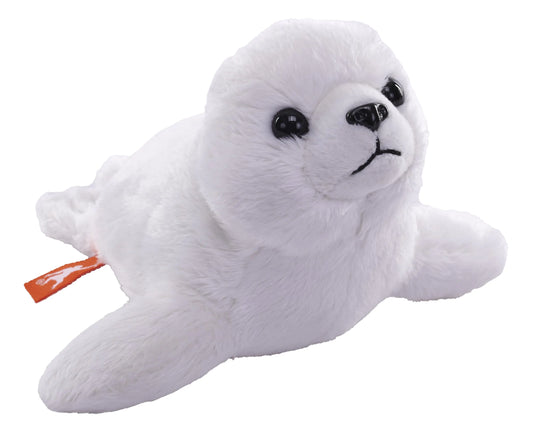 Wild Republic Pocketkins Eco Harp Seal Stuffed Animal 5 Inches Plush Toy Made from Recycled Materials Eco Friendly