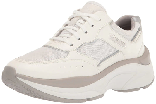 Rockport Womens Prowalker Laceup Sneaker White ECO 10