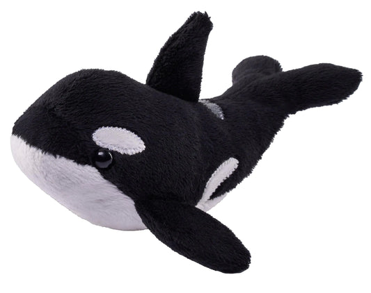 Wild Republic Pocketkins Eco Orca Stuffed Animal 5 Inches Plush Toy Made from Recycled Materials Eco Friendly