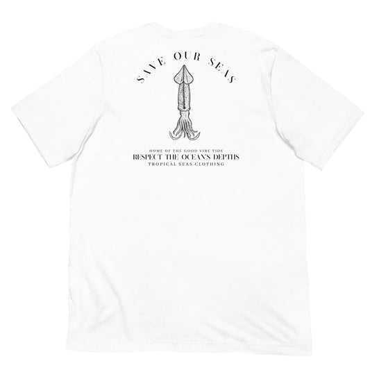 Respect the Depths Squid staple eco t-shirt