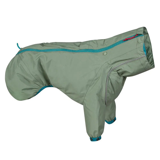 Hurtta Rain Blocker ECO Dog Raincoat Hedge 28 in